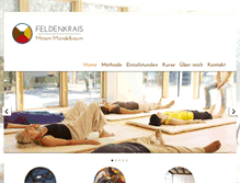 Tablet Screenshot of feldenkrais-vienna.at